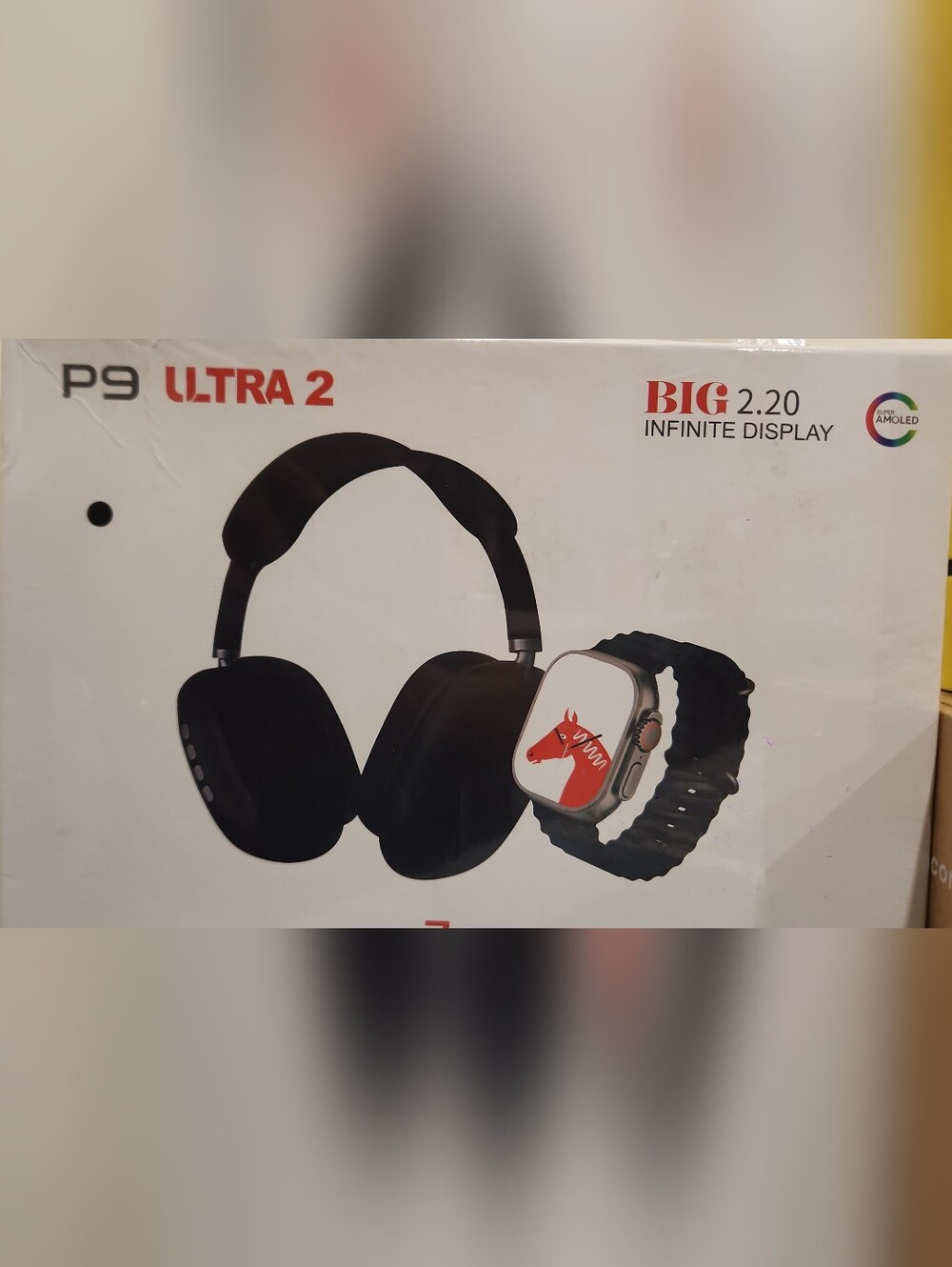 Wireless Over-Ear Headphones in Black -